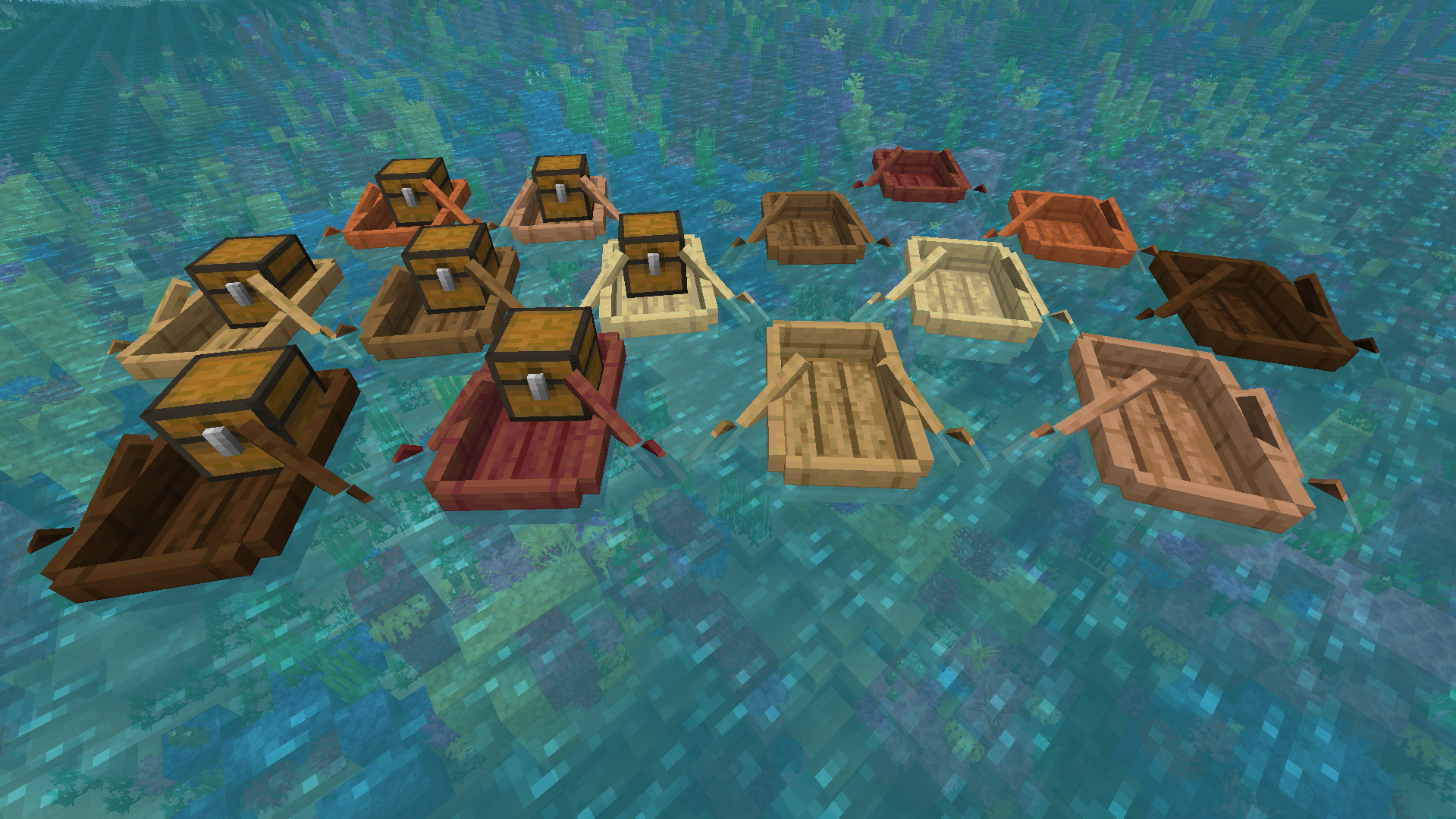 Łódki w Minecraft