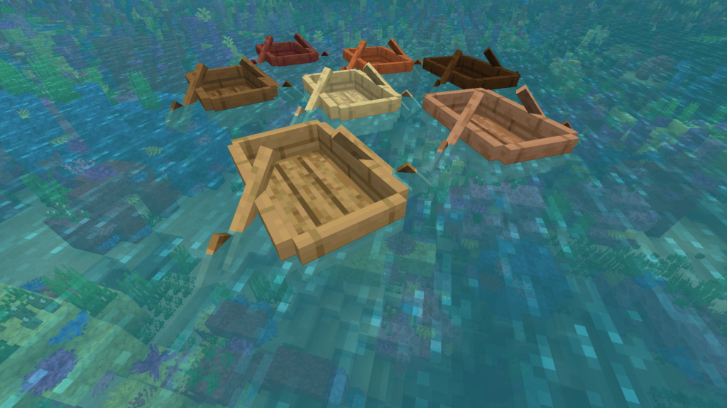 Boats in Minecraft