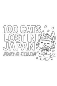 100 Cats Lost in Japan Find & Color