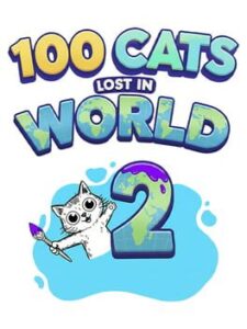 100 Cats Lost In World 2 Find & Color