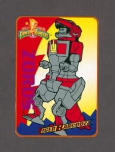 Mighty Morphin Power Rangers: Tiger Barcodzz - 18: Zords