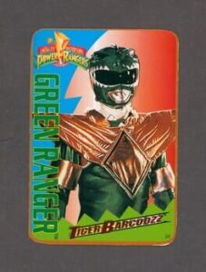 Mighty Morphin Power Rangers: Tiger Barcodzz - 24: Green Ranger