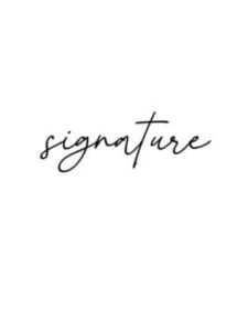 Signature