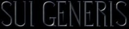 Sui Generis